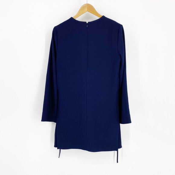 FINDERS KEEPERS Lace Up Navy Dress Medium NWT - Picture 3 of 7